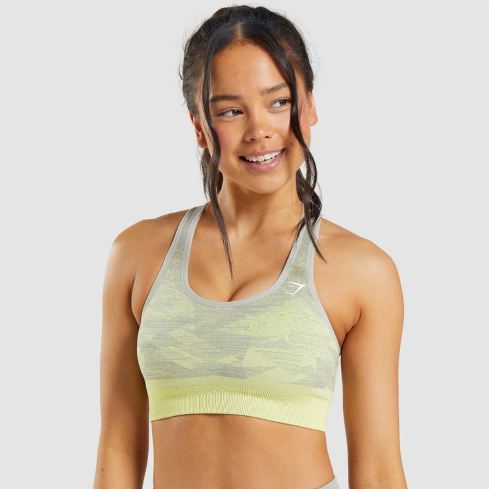 Gymshark Adapt Ombre Seamless Sports Bra - Picture 2 of 7